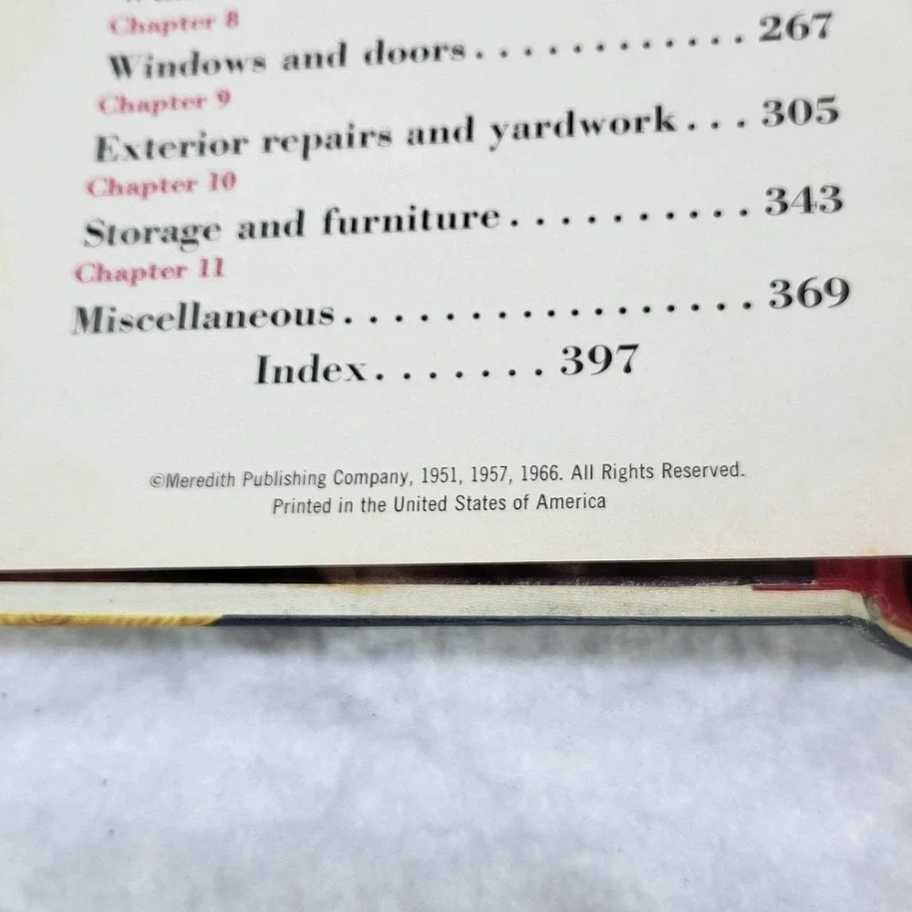 Better Homes and Gardens Handyman's Book VTG DIY‎ Repair Manual 1966 HC MCM